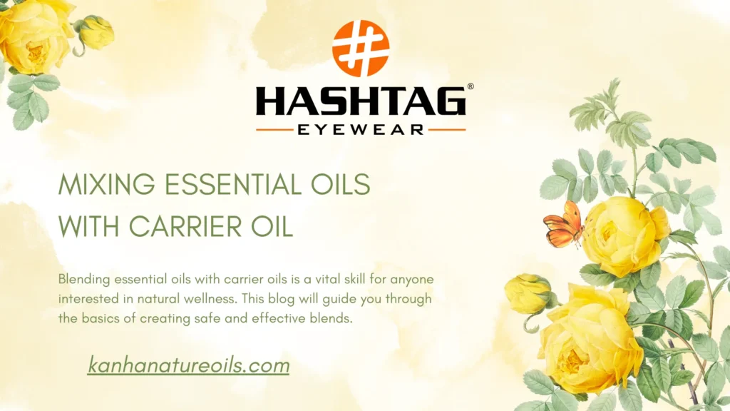 mixing essential oils with carrier oil