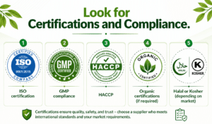 Look for Certifications and Compliance.