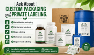 Ask About Custom Packaging and Private Labeling
