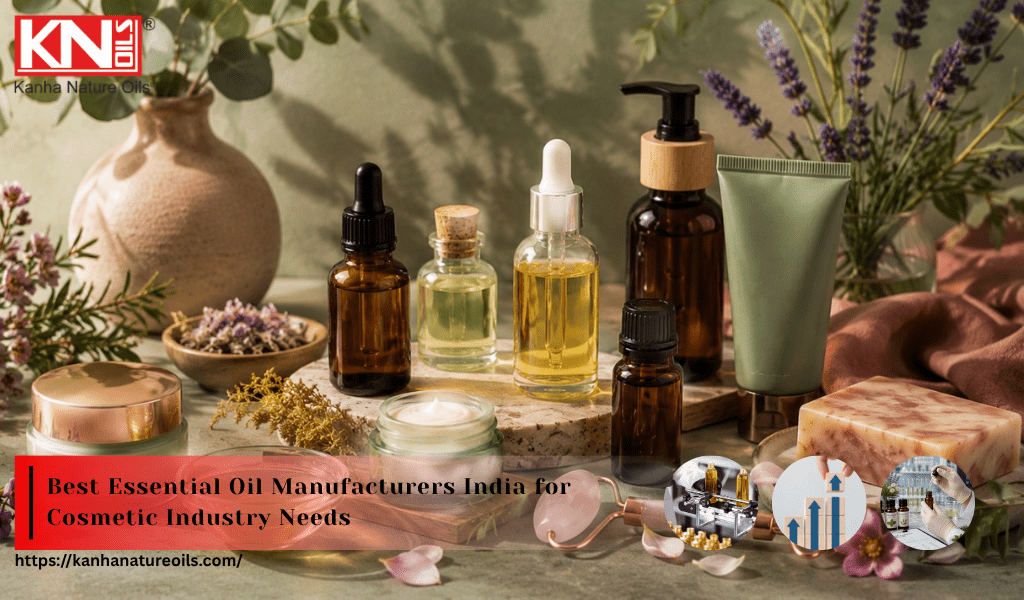 Best Essential Oil Manufacturers India for Cosmetic Industry Needs