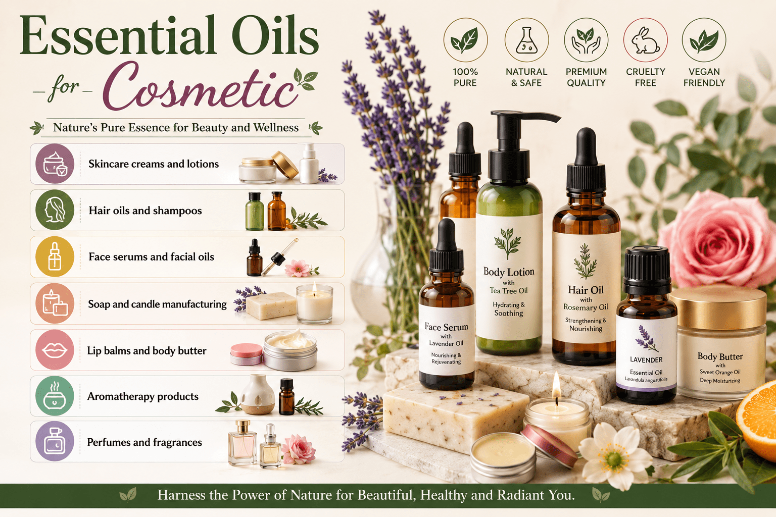 Why Essential Oils Are Important in the Cosmetic Industry Why Essential Oils Are Important in the Cosmetic Industry
