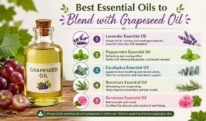 Best Essential Oils to Blend with Grapeseed Oil