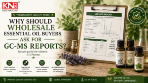 Why Should Wholesale Essential Oil Buyers Ask for GC-MS Reports?