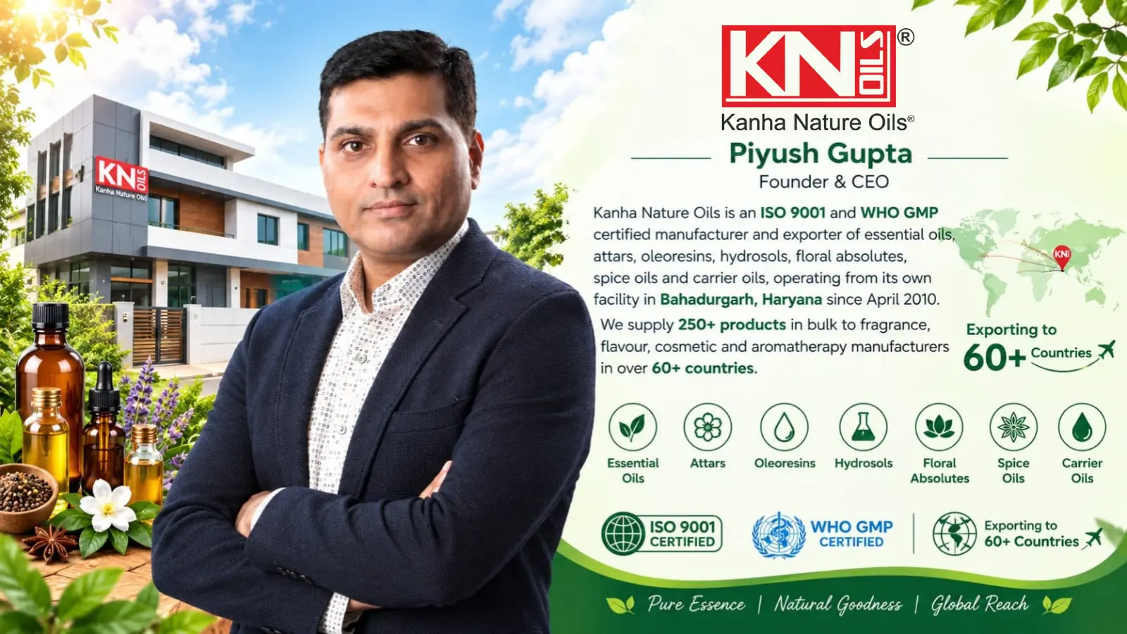 Piyush Gupta, Founder and CEO, Kanha Nature Oils